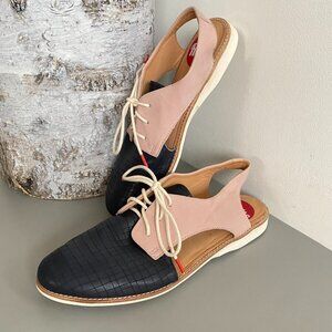 Rollie Nation Derby Leather Sling Back Sandals Sz 40/9